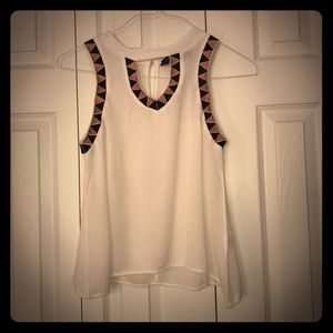 White Tank Top from Blue Rain
